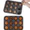 Non Stick Holes Cupcake Silicone Mold Muffin Baking Pan For Cake Chocolate Soap 4