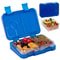 Portable Sealed Lunch Box Student Bento Box Microwave Safe Food Containers With Fork And Spoon For 5