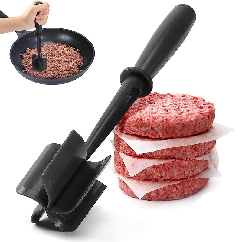 Kitchen Meat Chopper Ground Beef Masher Mixing And Grinding Spatula Meat Scraper For Mincing Meat 0