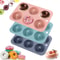 Round Silicone Donut Mold High Temperature Resistant Cake Chocolate Macaron Pastry Tools Pudding Mo 3