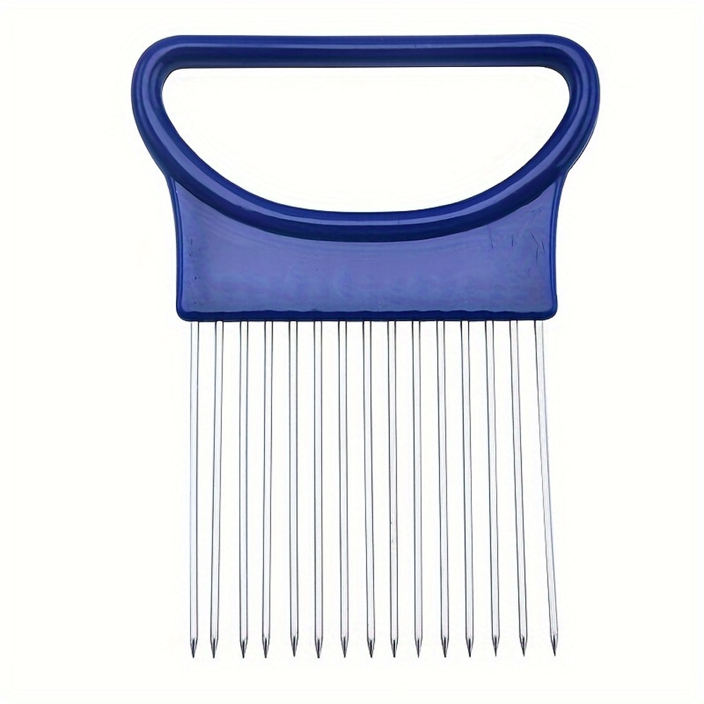 Stainless Steel Onion Needle Onion Fork Vegetables Fruit Slicer Tomato Cutter Kitchen Accessories T 9