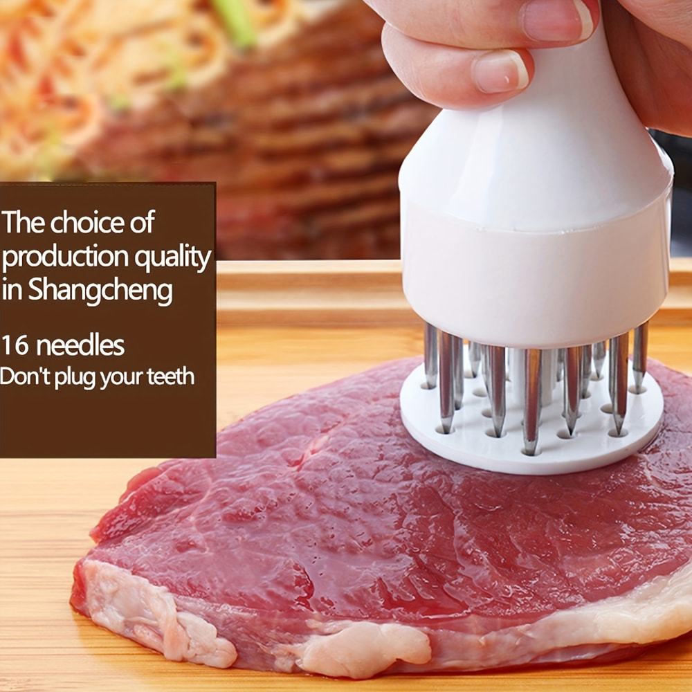 Stainless Steel Steak Meat Tenderizer Hammer Needle Household Tendon Breaker Tool for Daily Meat Punching