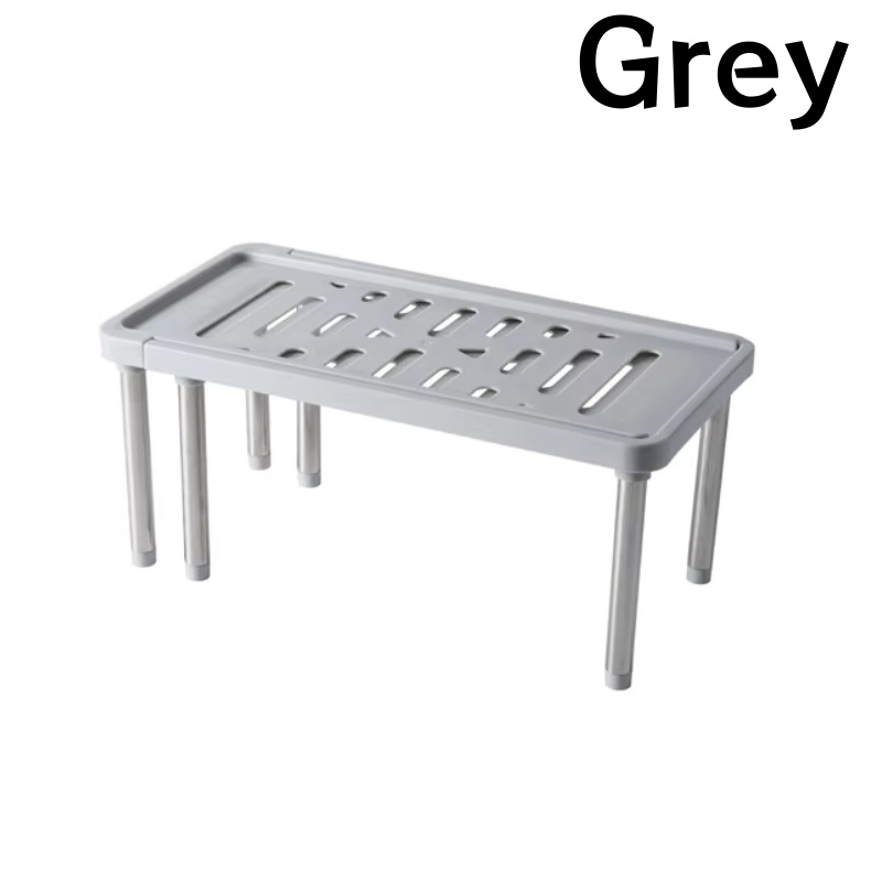 Multifunctional Cabinet Organizer Retractable Storage Rack for Kitchen Shelf and Dish Seasoning Bottles