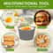 Nonstick Silicone Air Fryer Muffin Egg Poacher Ramekins Cupcake Moulds Easy Release Microwave Baking Cups