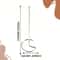 Reusable Stainless Steel Kabob Skewers BBQ Stick Grilling Kebab Tool 5