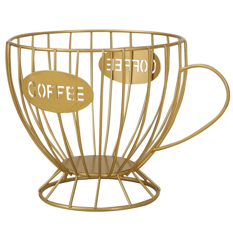 Metal Coffee Capsule Holder Large Capacity Coffee Pod Organizer For Bar Display Kitchen Storage Acc 5