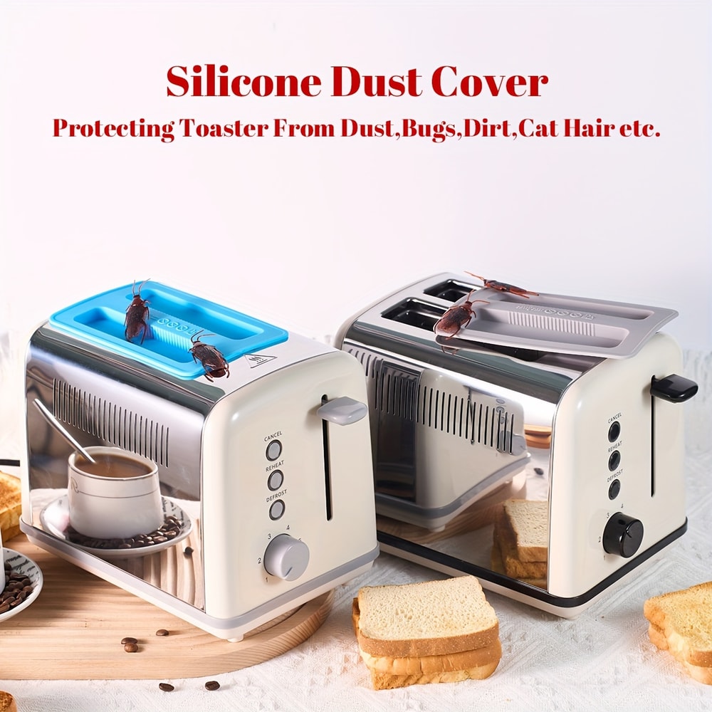 Dustproof Silicone Toaster Cover Upper Lid For Breakfast Machine Protecting From Dust Splash Bugs 2