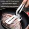 DoubleSided Spatula Cooking Tongs Stainless Steel Steak Clips For Kitchen Baking 1