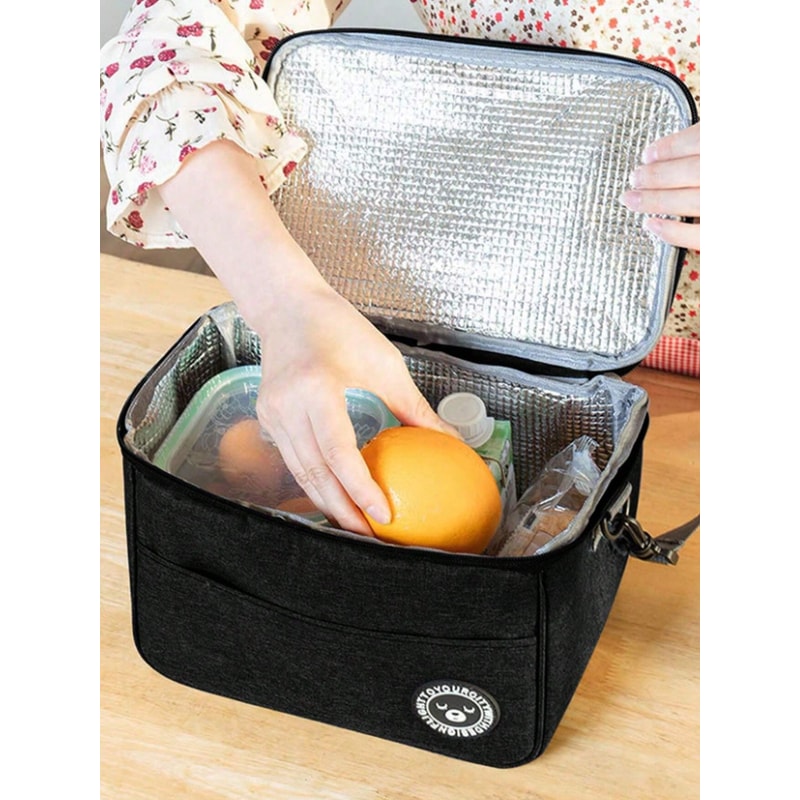 Leakproof Lunch Container Thermal Insulated Lunch Bag Tote For Office Travel 0