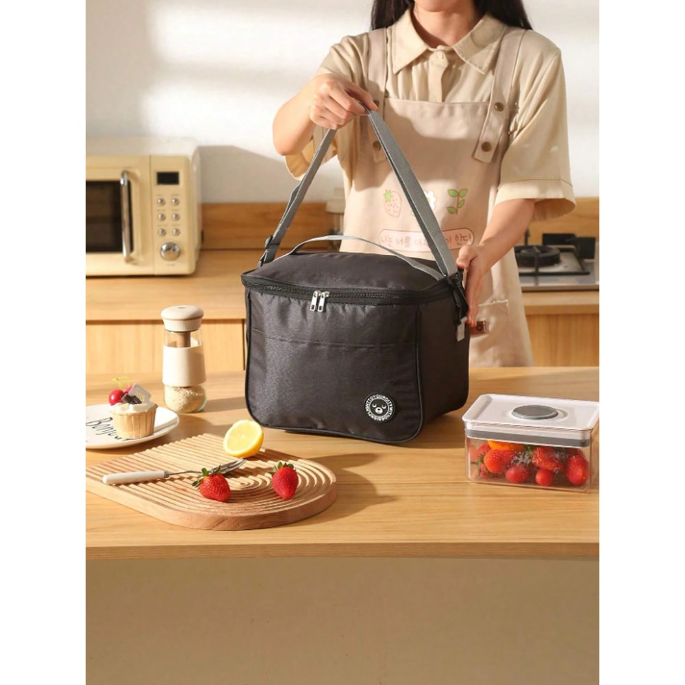 Leakproof Lunch Container Thermal Insulated Lunch Bag Tote For Office Travel 1