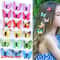 Hair Accessories Butterfly Hair Clips 3D PVC Simulation For Girls Party 0
