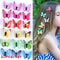 Hair Accessories Butterfly Hair Clips 3D PVC Simulation For Girls Party 0