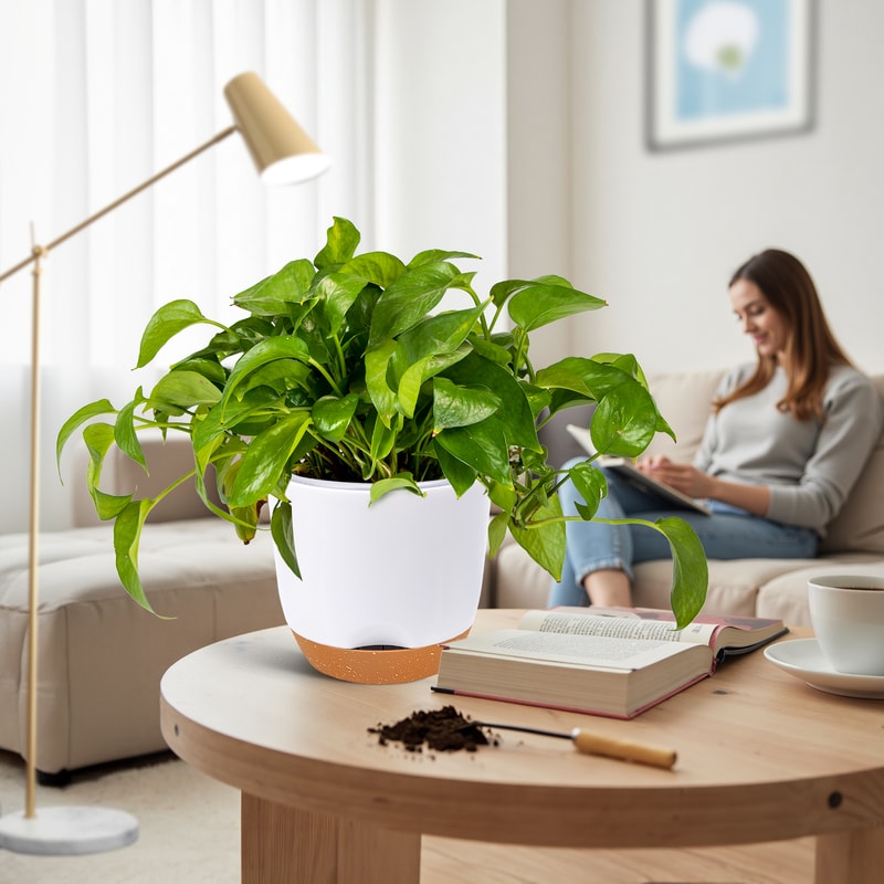 Plastic Orchid Pot With Holes Self Watering Orchid Planter For Repotting With Inner Pot And Inje Fl 2