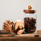Glass Food Storage Jar With Airtight Wood Lid For Coffee Beans Nuts Spice And Candy 3