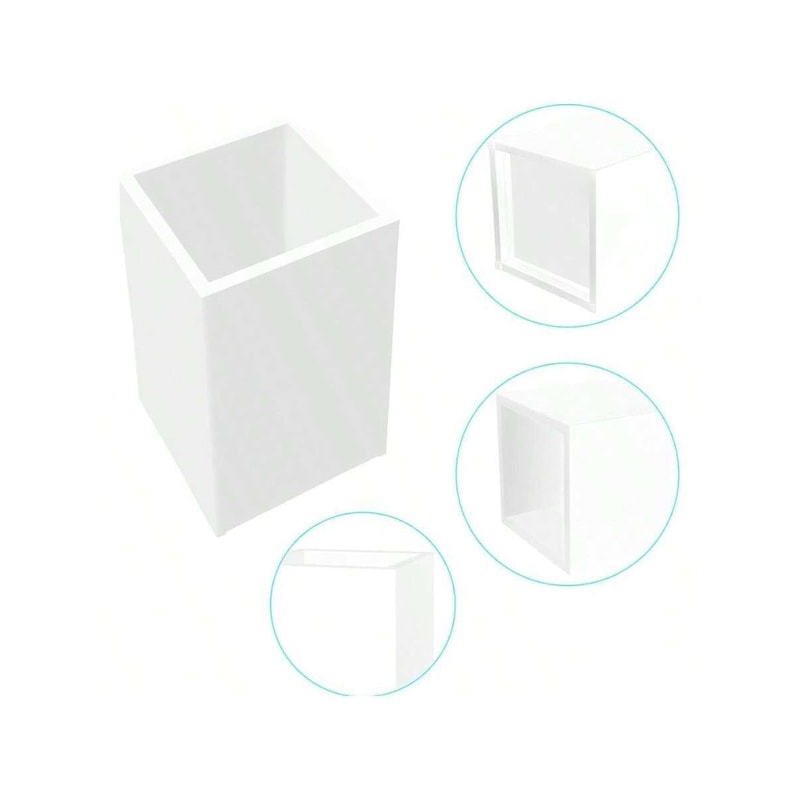 Cosmetic Makeup Box With Large Capacity Acrylic Brush Storage Case Practical Tool Organizer 3