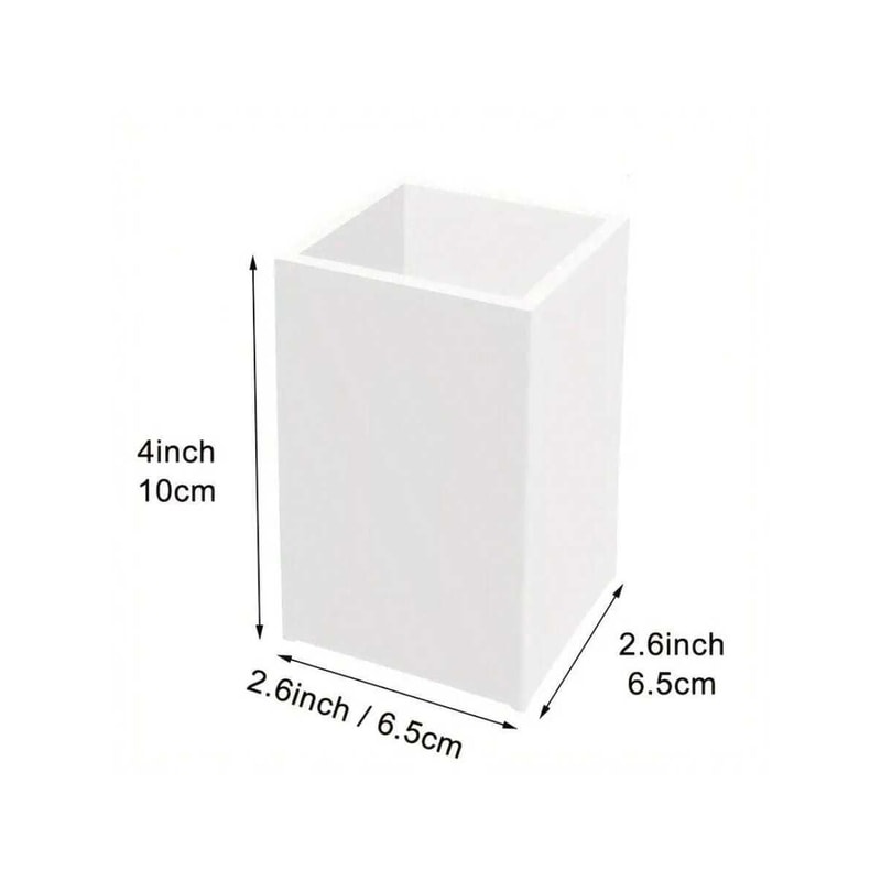 Cosmetic Makeup Box With Large Capacity Acrylic Brush Storage Case Practical Tool Organizer 4