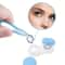 Solid Color Portable Contact Lens Case Travel Kit With Tweezer Suction Stick Mini Soaking Storage B 3