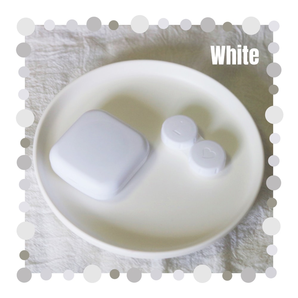 Solid Color Portable Contact Lens Case Travel Kit With Tweezer Suction Stick Mini Soaking Storage B 5