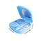 Solid Color Portable Contact Lens Case Travel Kit With Tweezer Suction Stick Mini Soaking Storage B 4