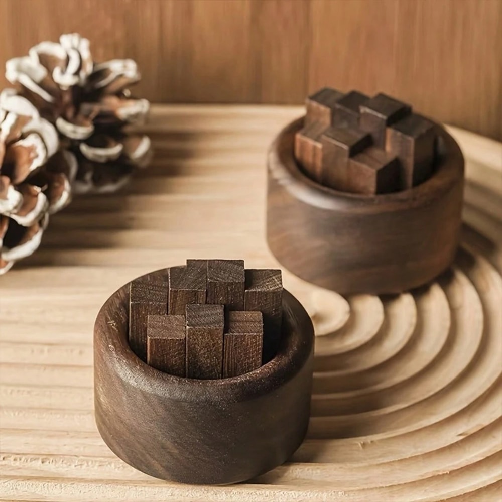 Aromatherapy Sticks Wooden Essential Oil Diffuser Walnut Wood Fragrance Expander For Home Car And B 1