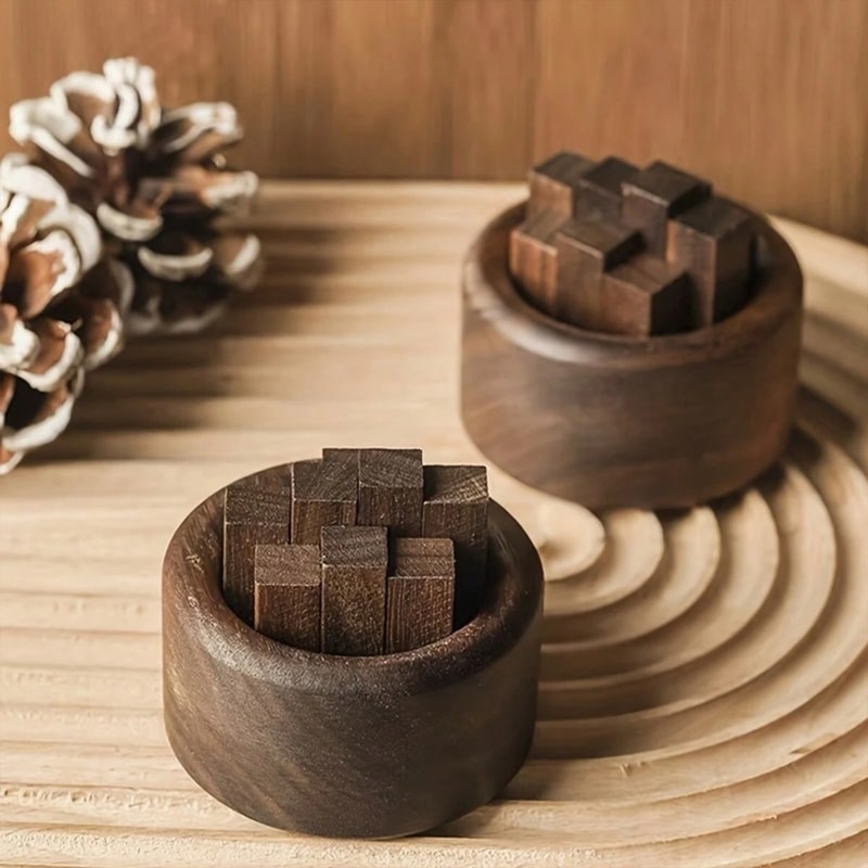 Aromatherapy Sticks Wooden Essential Oil Diffuser Walnut Wood Fragrance Expander For Home Car And B 1