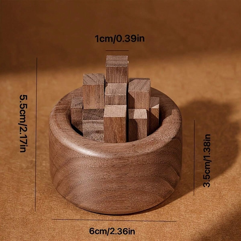 Aromatherapy Sticks Wooden Essential Oil Diffuser Walnut Wood Fragrance Expander For Home Car And B 5
