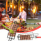 Sausage Grill Cage Removable Hot Dog Grill With Wooden Handle Portable BBQ Grill Basket Accessories 0