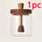 Glass Honey Jar With Wooden Cover Airtight Advanced Honey Pot And Mixing Rod 6