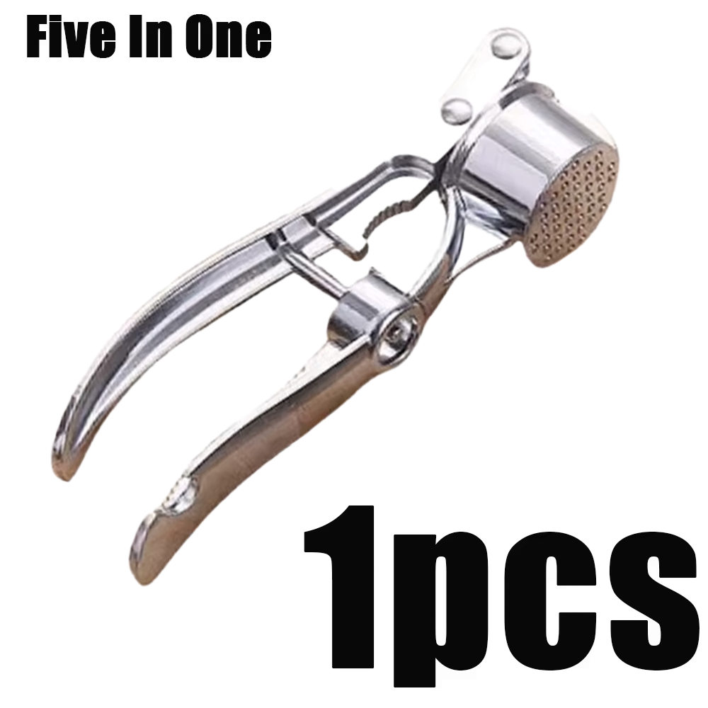 Zinc Alloy Garlic Squeezer Manual Masher Crusher For Vegetables And Ginger 7