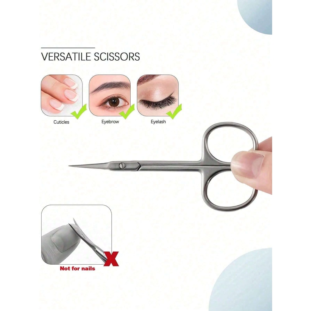 Professional Manicure Scissors Stainless Steel Cuticle Scissors Dead Skin Remover For Nails Art Cli 2