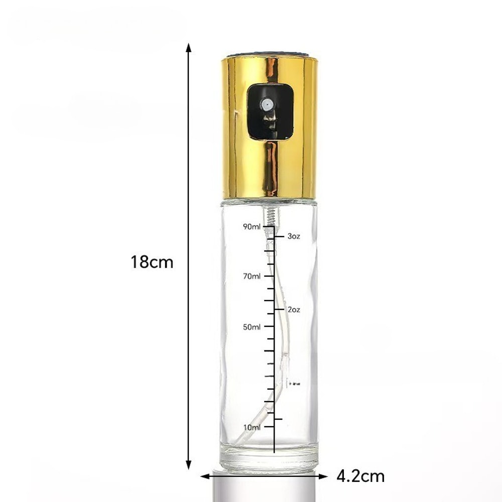 Olive Oil Cooking Spray Bottle Foodgrade Glass Kitchen Sprayer For Barbecues Baking And Salads 7