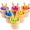 Ice Cream Bowls Set Vibrant Colors Sundae Kit Spoons For Summer Holiday Parties And Ice Cream Bowl 4