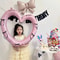 Happy Birthday Heart Photo Frame Balloon With Bowknot Stickers For Girls Valentines Day Party Photo 4