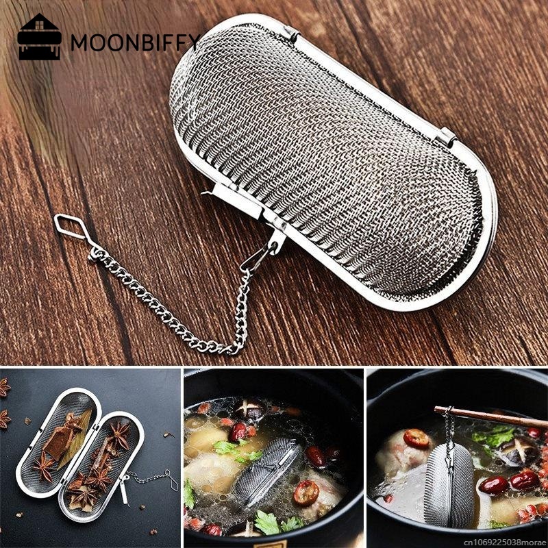 Stainless Steel Cooking Spices Infuser Fine Mesh Tea Herbal Strainer Multipurpose Residue Filter Fo 1