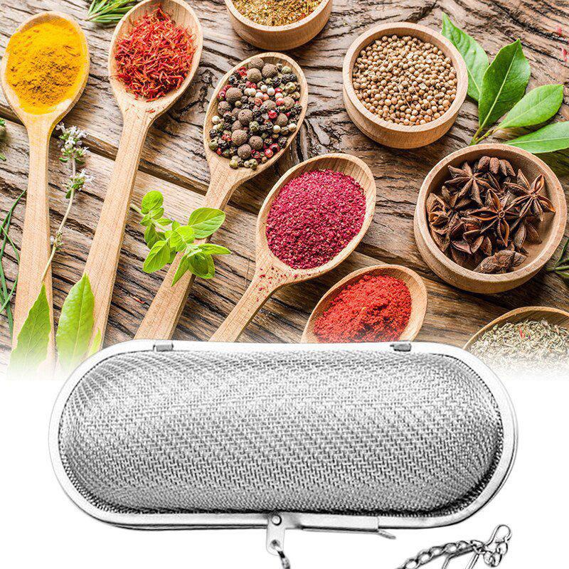 Stainless Steel Cooking Spices Infuser Fine Mesh Tea Herbal Strainer Multipurpose Residue Filter Fo 0