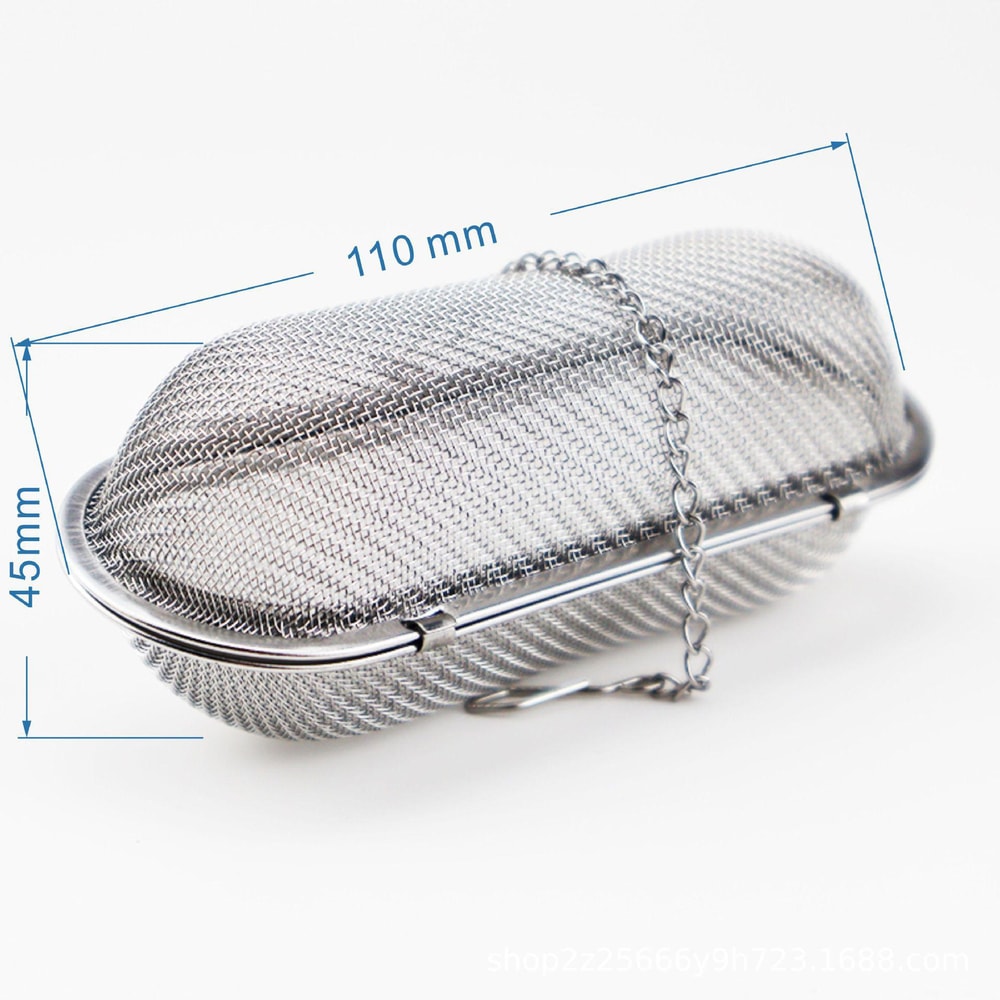 Stainless Steel Cooking Spices Infuser Fine Mesh Tea Herbal Strainer Multipurpose Residue Filter Fo 5