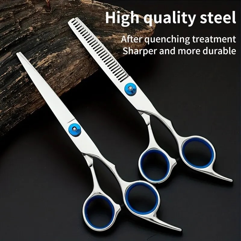Professional Hairdressing Scissors Stainless Steel Barber Shear Cutting Thinning Shears For Home Sa 3