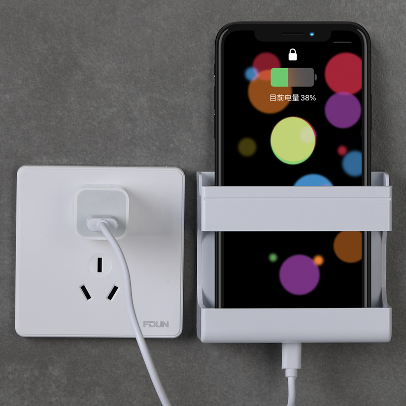 Wall-mounted Organizer for Remotes and Mobile Phones Multi-functional Storage Solution