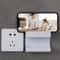 Wall-mounted Organizer for Remotes and Mobile Phones Multi-functional Storage Solution