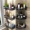 Bathroom Storage Rack Shelves NoDrill Corner Shower Storage Holder 0