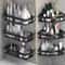 Bathroom Storage Rack Shelves NoDrill Corner Shower Storage Holder 1