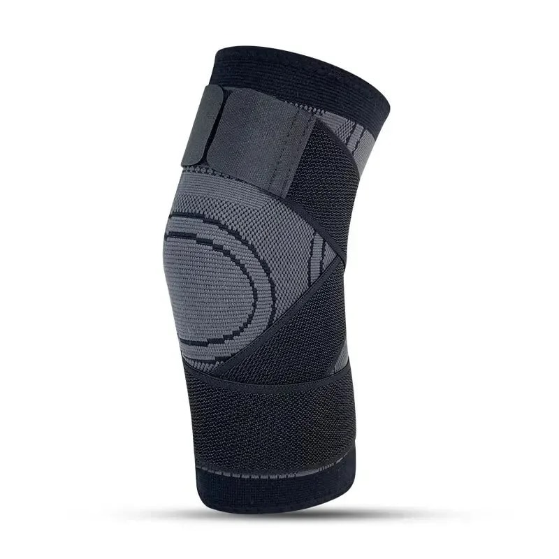 Knee Compression Sleeve With Adjustable Straps For Sports Running And Working Out 5