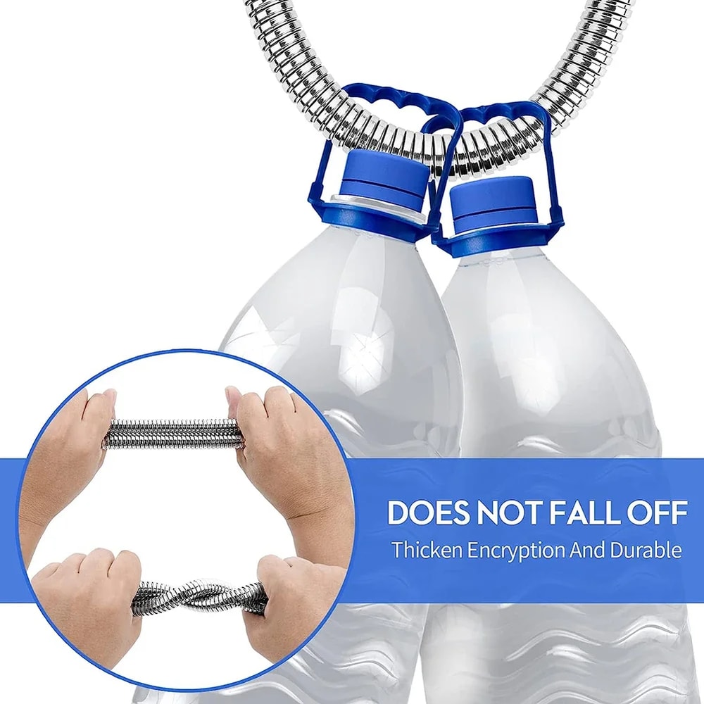 Stainless Steel Shower Hose Extension Tube Water Pipe for Bathroom