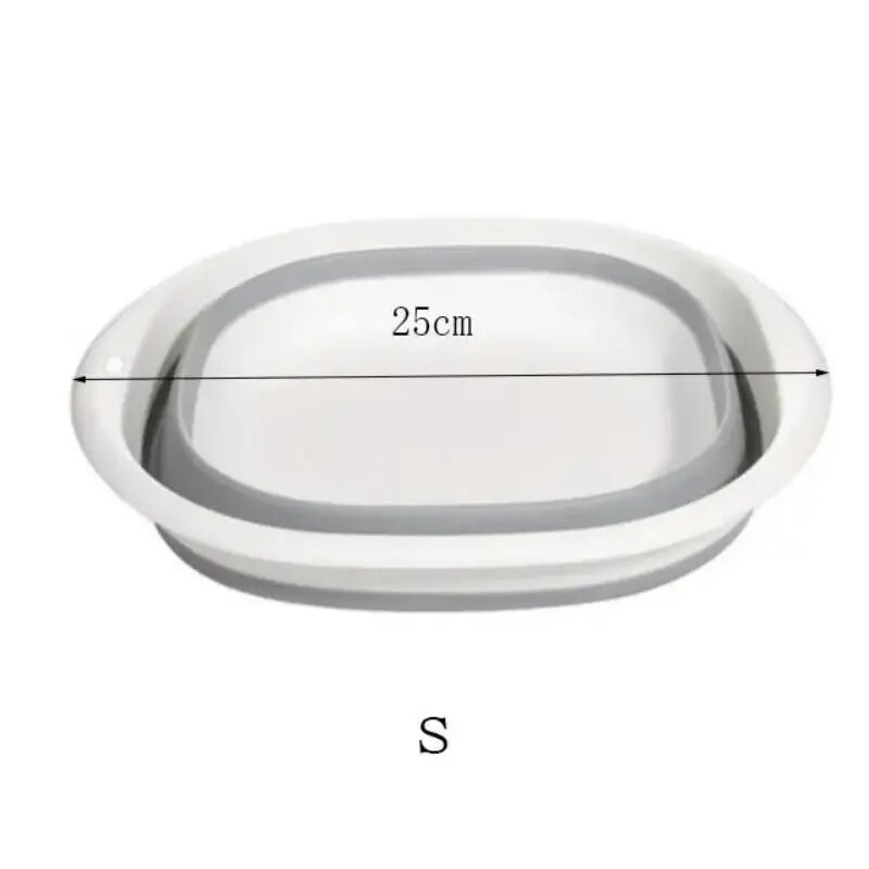 Foldable Foot Soak Tub Collapsible Plastic Basin For Feet Soaking And Laundry Use 6