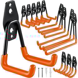 heavy duty metal hook garage organizer wall mount storage for ladders garden tools and bicycle hanger hooks