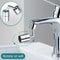 Universal Faucet Extender Adapter, Rotating Faucet Bubbler Nozzle for Kitchen and Bathroom Use