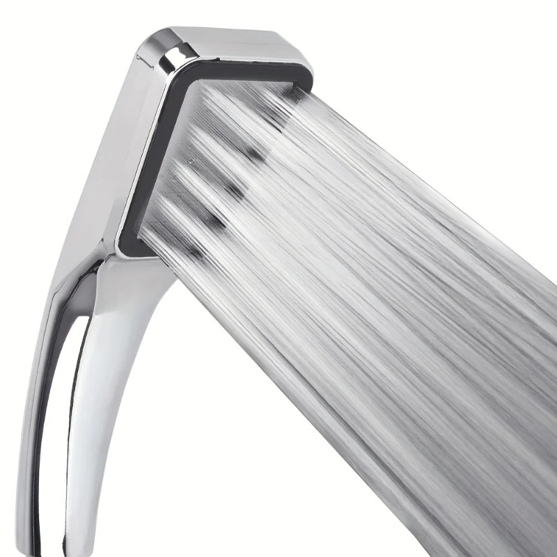 High Pressure Rainfall Shower Head Water Saving Chrome Nozzle Square Bathroom Accessories