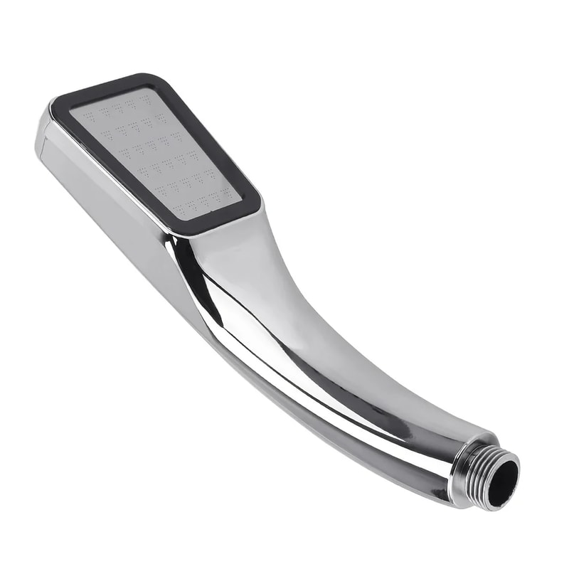 High Pressure Rainfall Shower Head Water Saving Chrome Nozzle Square Bathroom Accessories