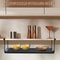Multipurpose Extendable Under Cabinet Organizer Shelf Steel Hanging Storage Rack For Kitchen And Ho 3