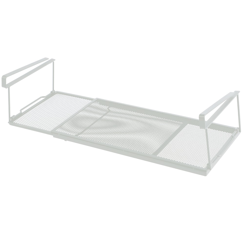 Multipurpose Extendable Under Cabinet Organizer Shelf Steel Hanging Storage Rack For Kitchen And Ho 6